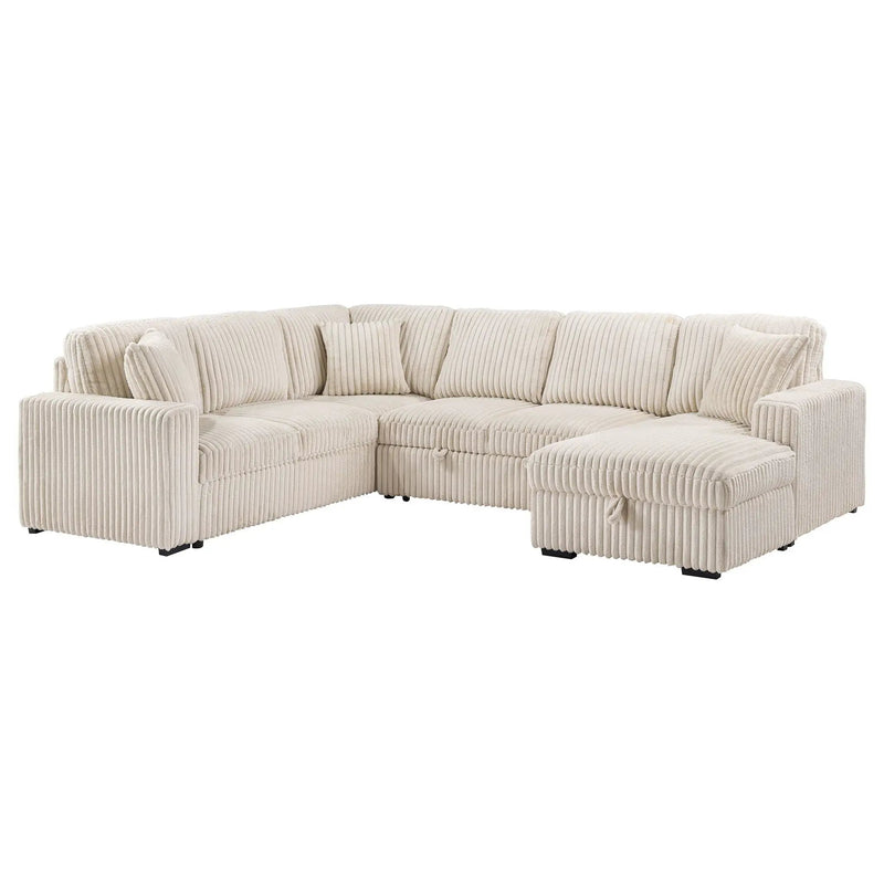 Thurston - Storage Sectional Sofa With Pop Up Bed by HouseOfZazla