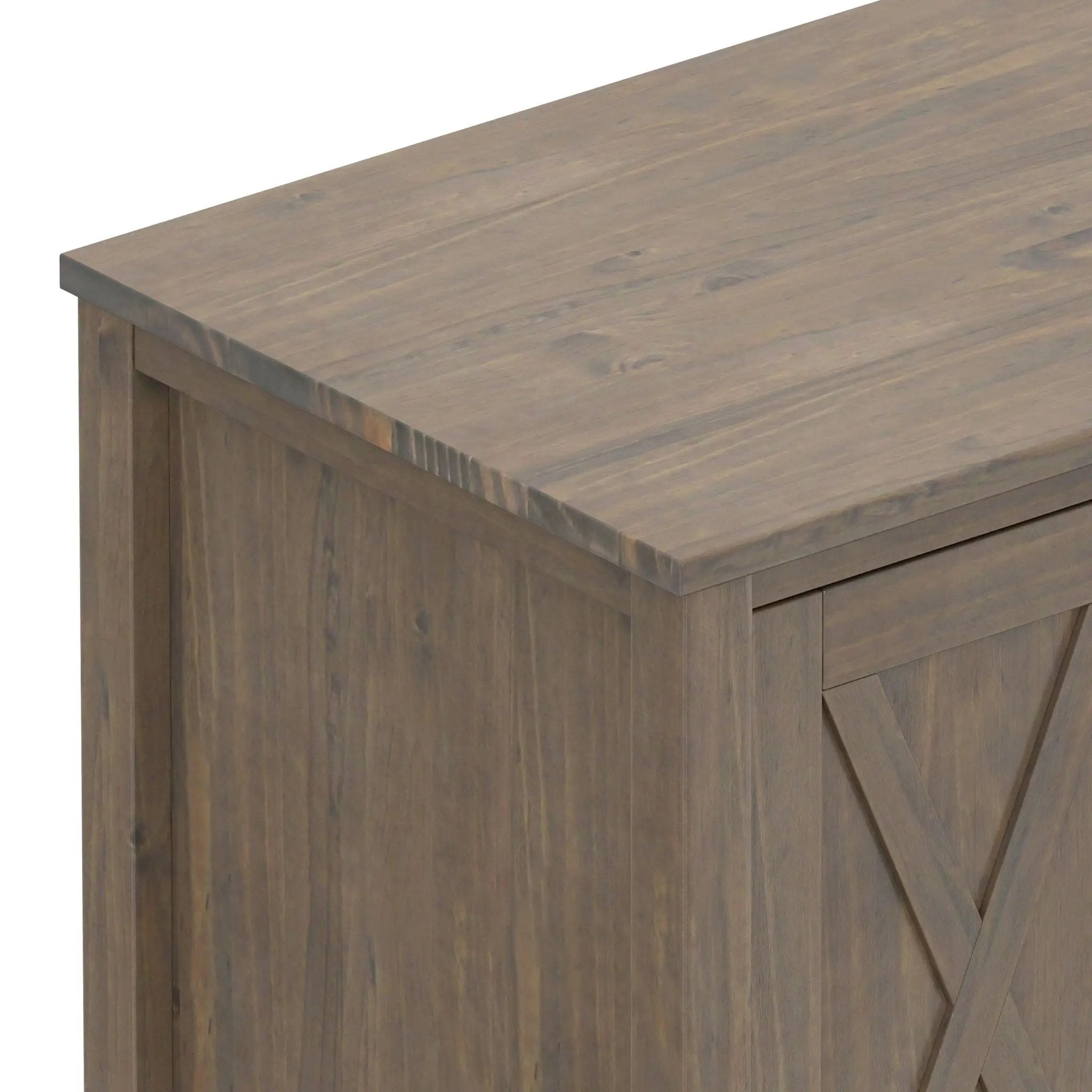 Ela - TV Media Stand - Smoky Brown by HouseOfZazla