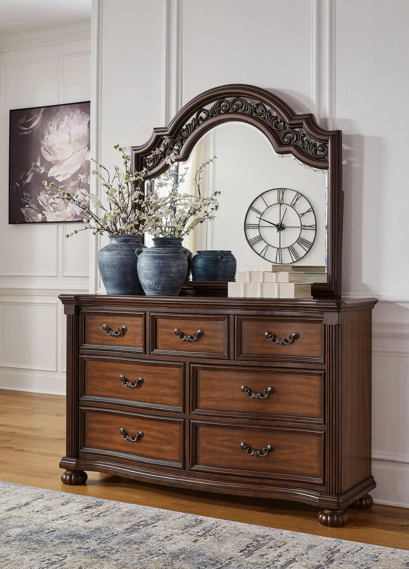 Lavinton - Dresser And Mirror - Brown by Unique Piece Furniture