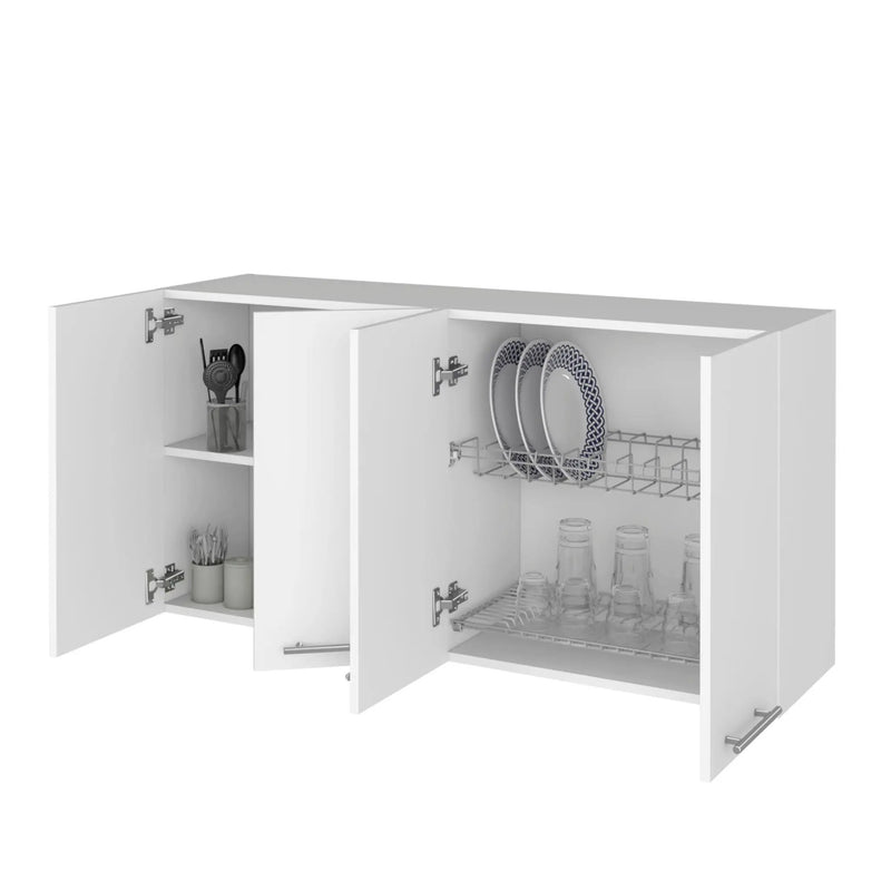 Kitchen Cabinet Durham Four Doors - White