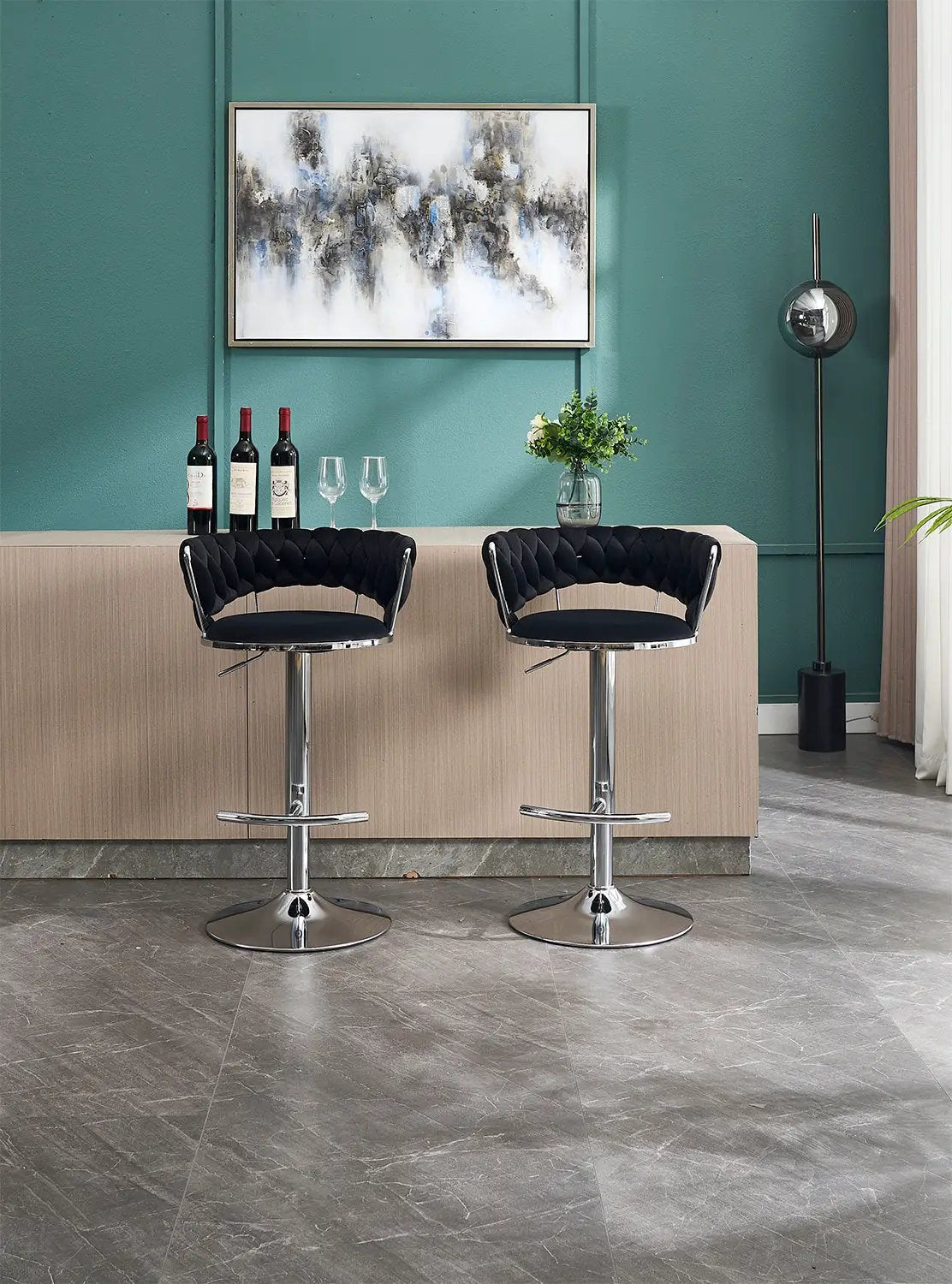 Set of 2 Bar Stools by HouseOfZazla
