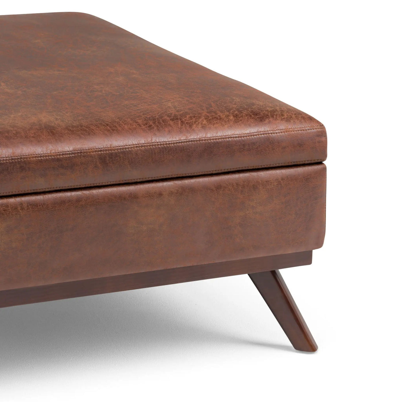Owen - Multifunctional Square Coffee Table Storage Ottoman by Unique Piece Furniture