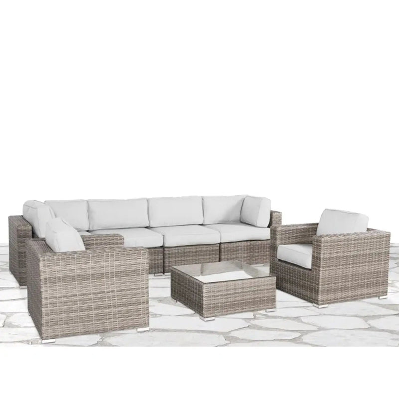 Stylish Entertainment Sectional Set, Outdoor Living by Unique Piece Furniture