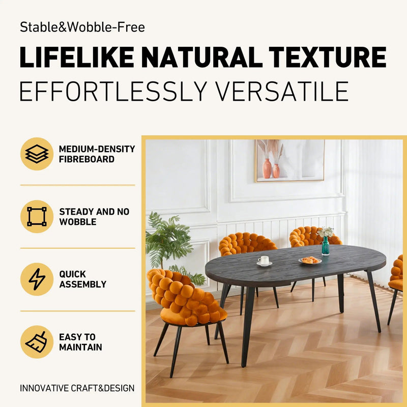 Extendable Dining Table - Black by HouseOfZazla