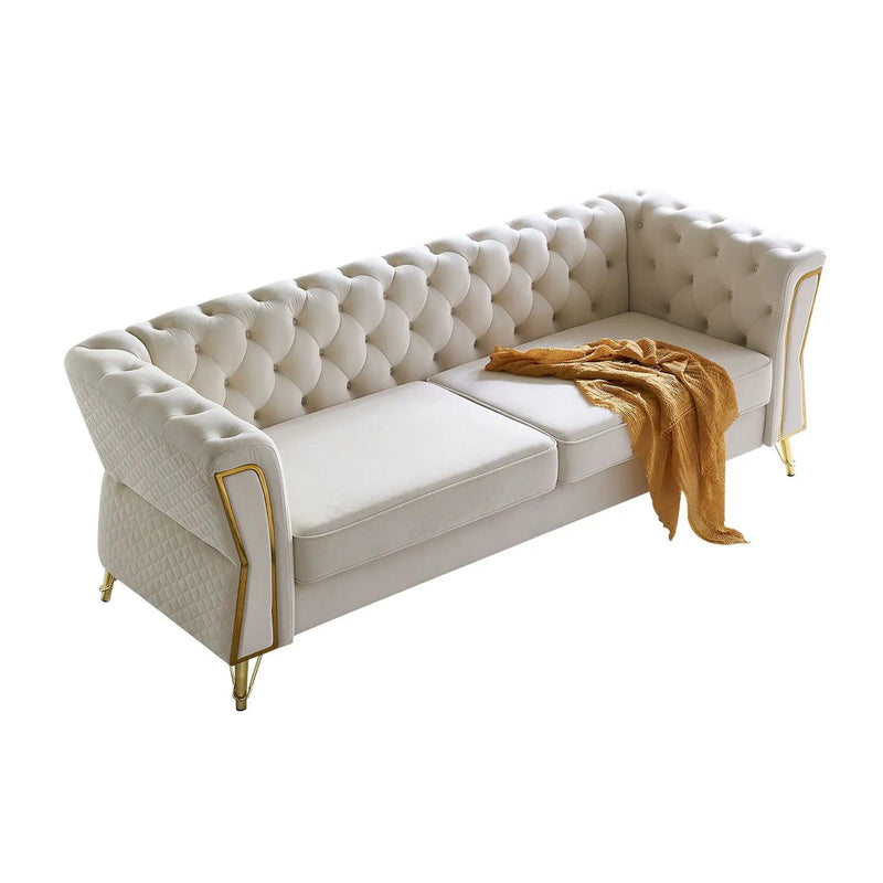Modern Tufted Sofa For Living Room by HouseOfZazla