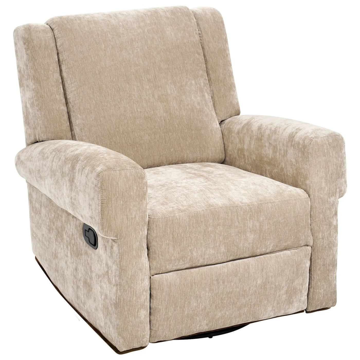 Manual Recliner Chair With Swivel Rocker Function, Dual Recline Angles by Unique Piece Furniture