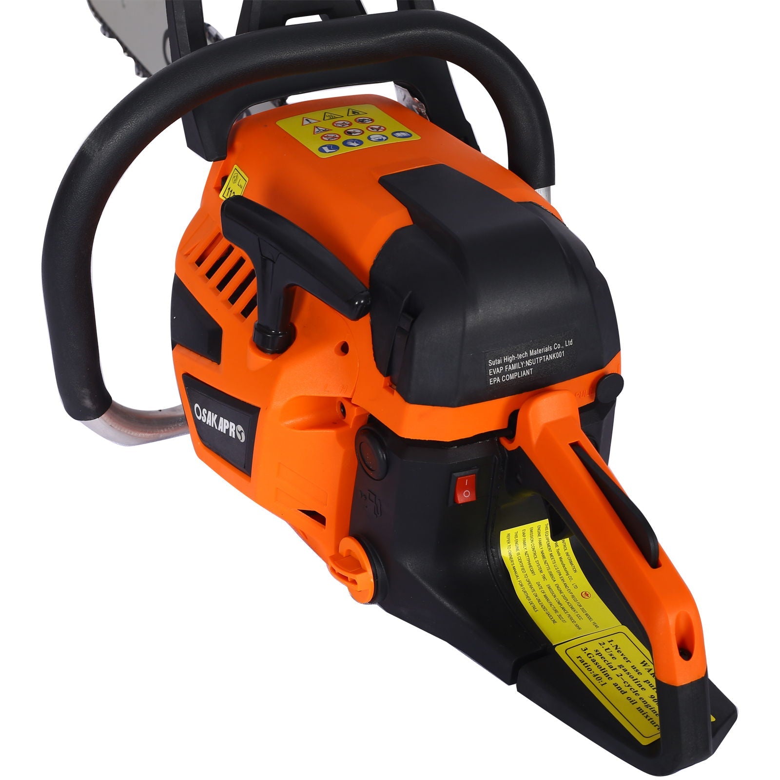 58Cc Gasoline Chainsaw 20" For Tree And Wood Cutting Epa Compliant - Orange by HouseOfZazla