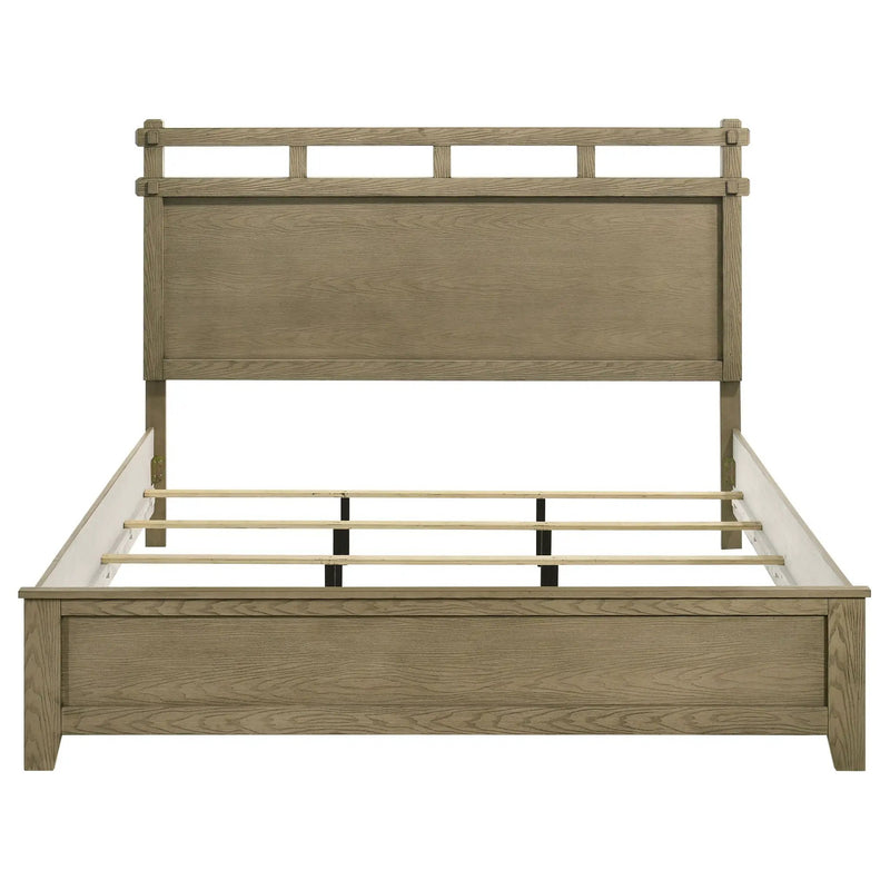 Hazlewood 61-inch Eastern King Panel Bed Vineyard Oak by Unique Piece Furniture