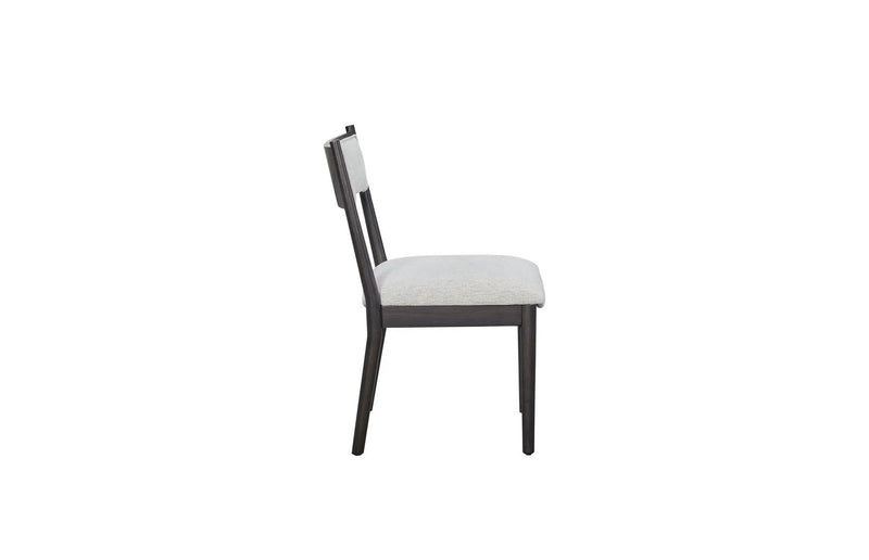 Comfortable Upholstery Cresent Chair (Set of 2) - Peppercorn by Unique Piece Furniture