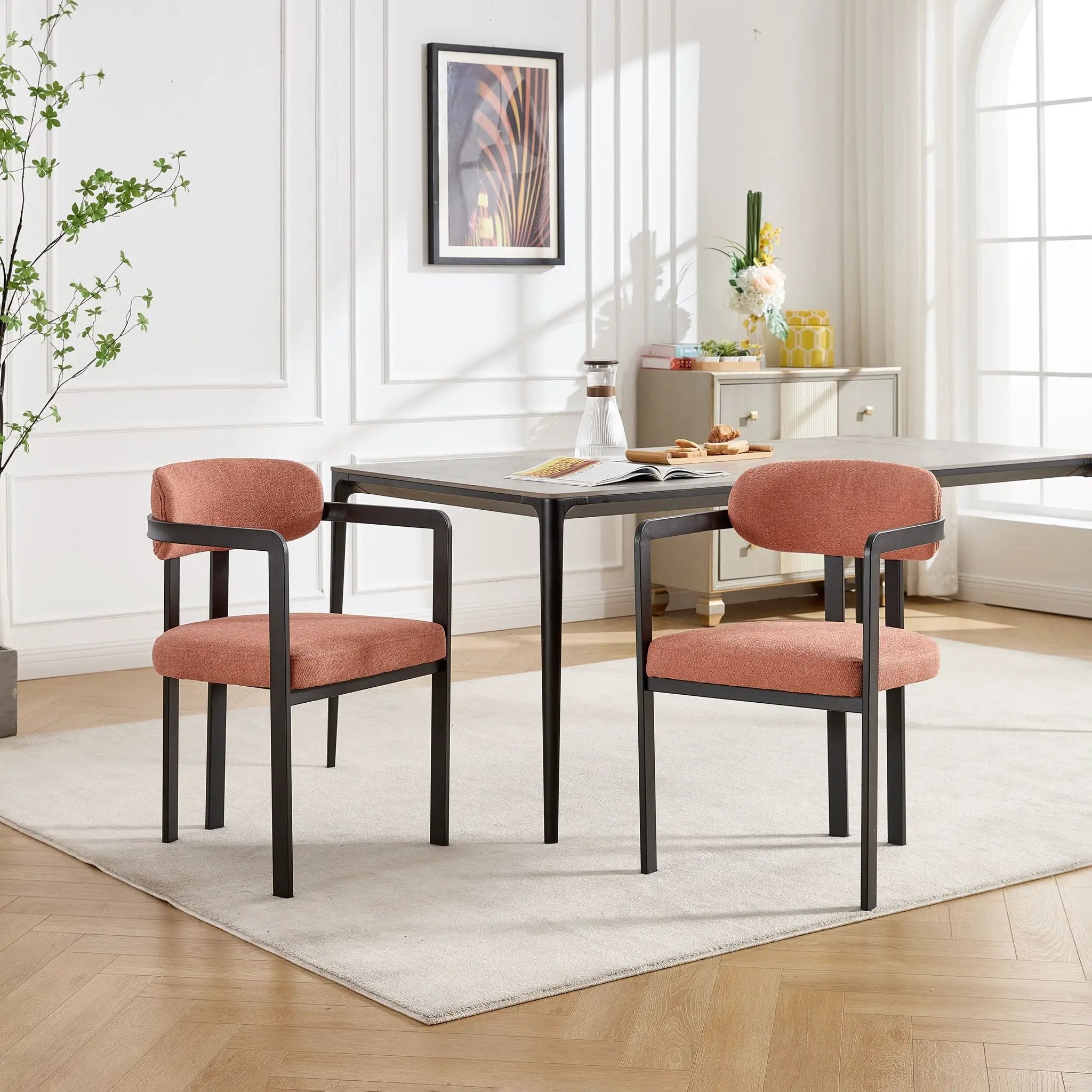 Dining Arm Chairs (Set of 2) by Unique Piece Furniture