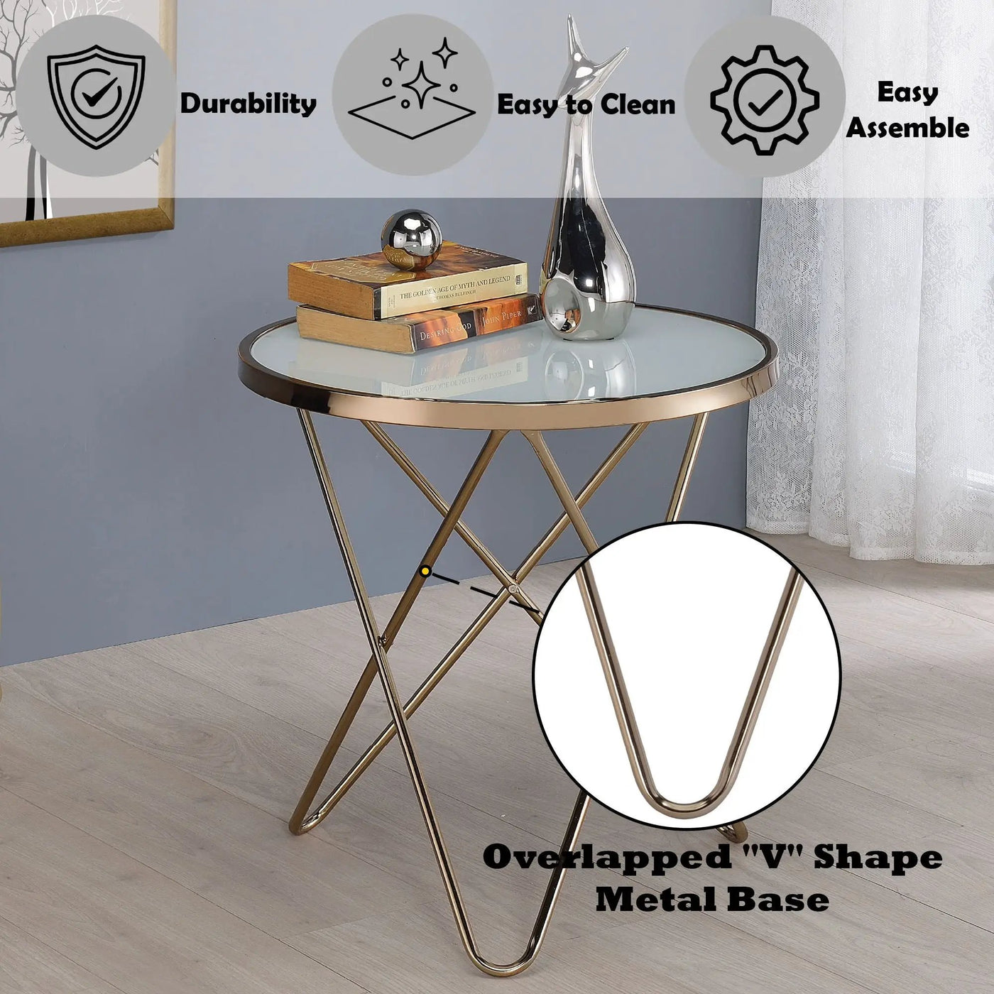 Valora Glass Coffee Table by HouseOfZazla