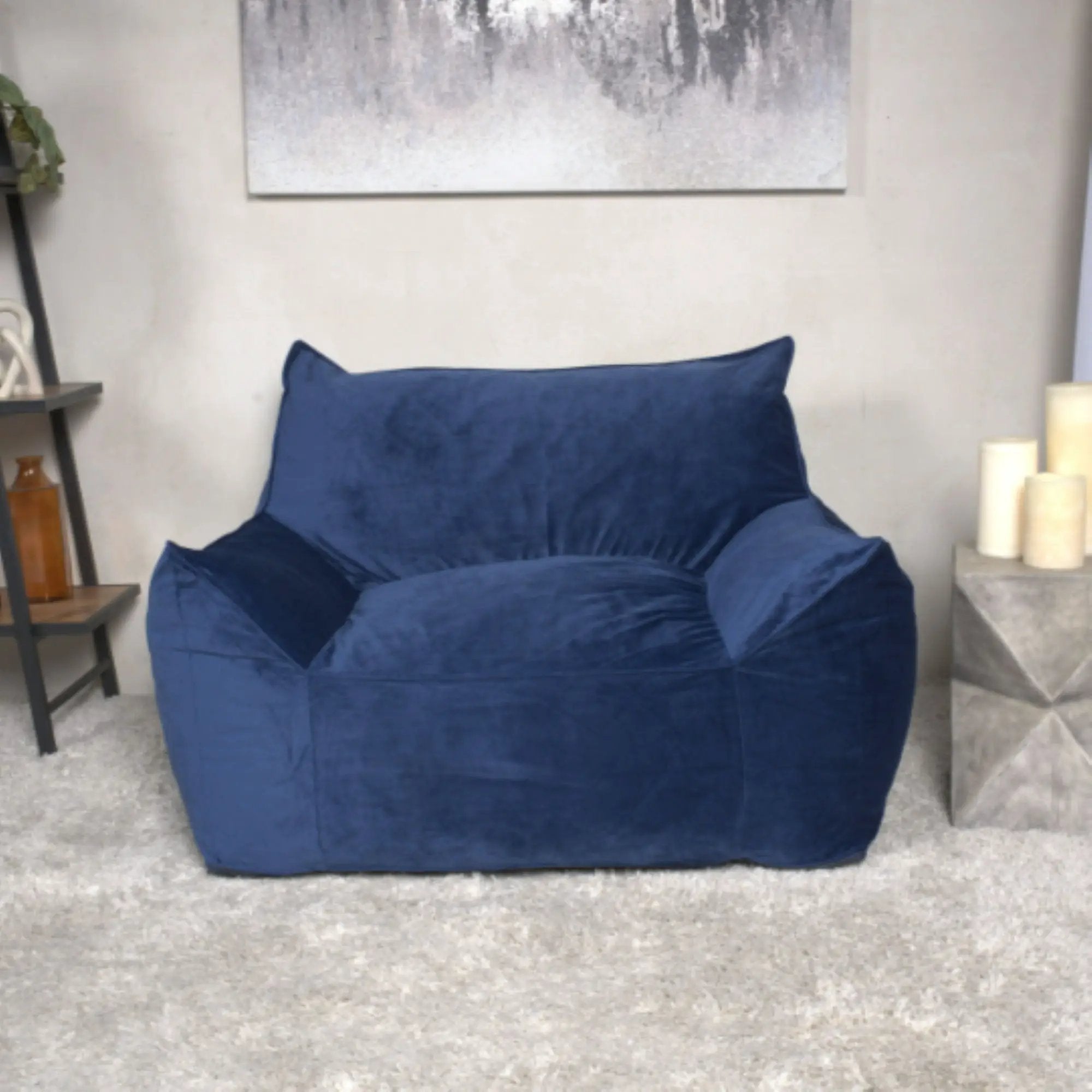 Allea - Bean Bag Chair With Armrests by Unique Piece Furniture