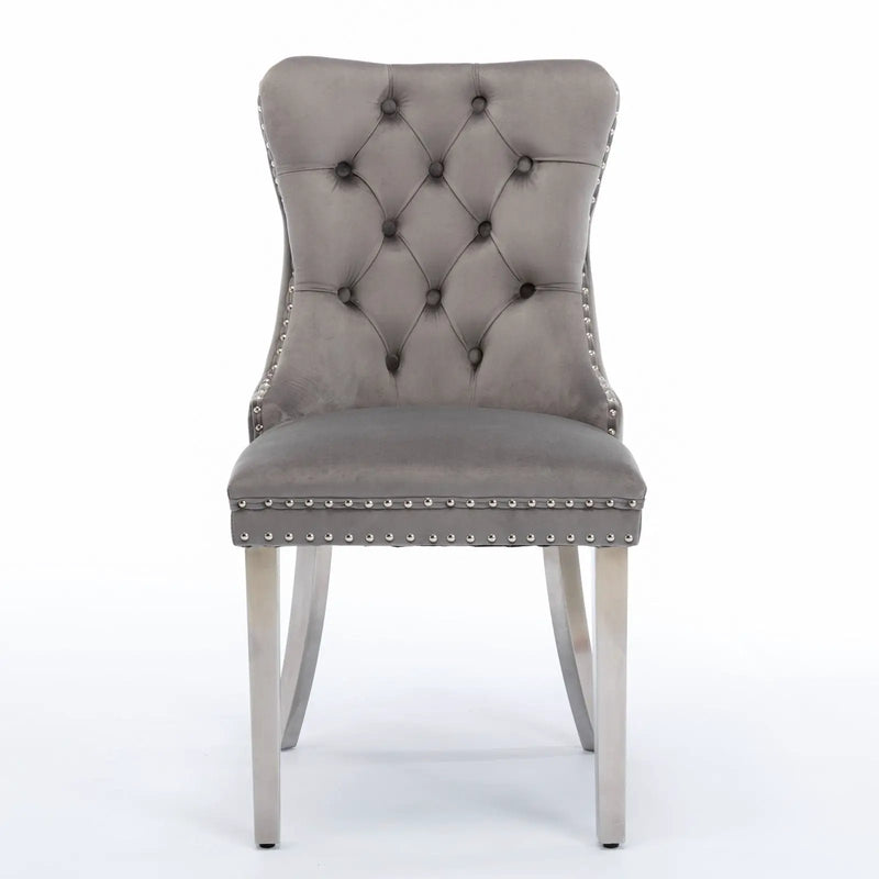 Nikki - Contemporary Upholstered Dining Chair (Set of 2) by HouseOfZazla