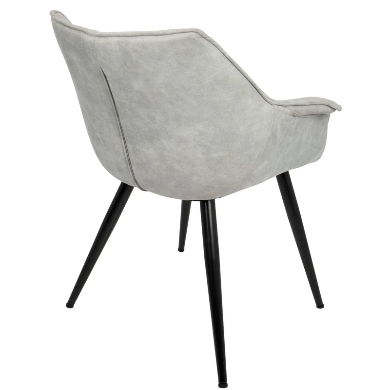 Wrangler - Industrial Chair (Set of 2) - Light Gray by HouseOfZazla
