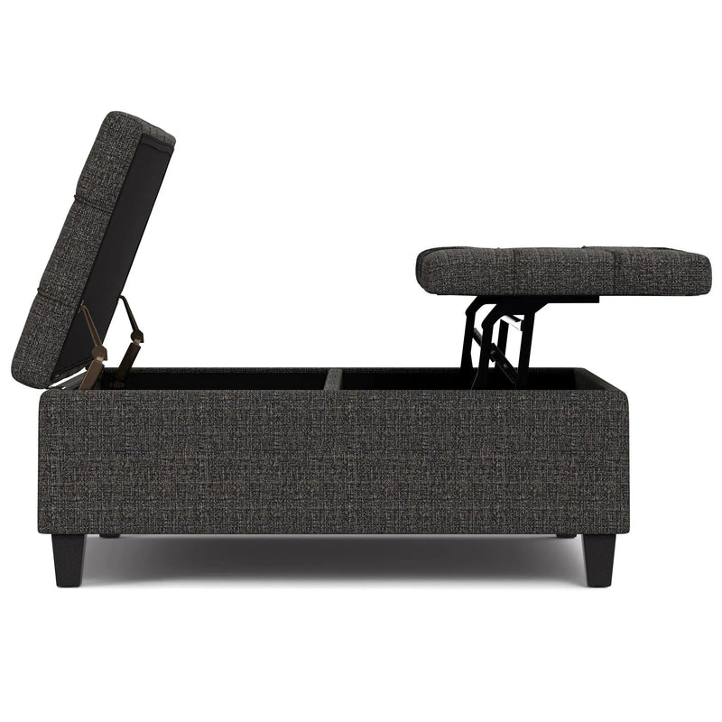 Harrison - Upholstered Coffee Table Storage Ottoman by Unique Piece Furniture