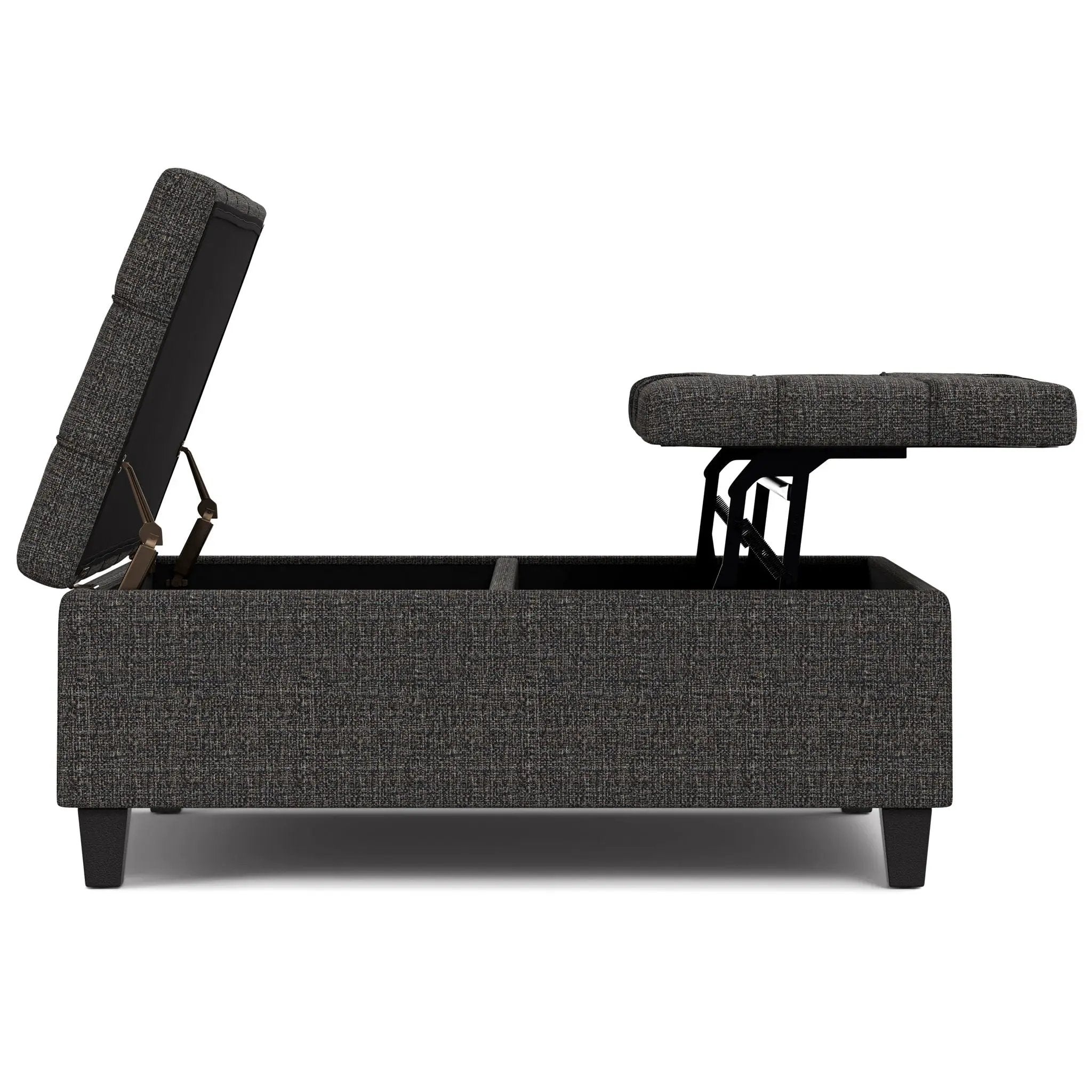 Harrison - Upholstered Coffee Table Storage Ottoman by HouseOfZazla