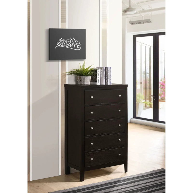 Payton - 5 Drawer - Cappuccino by HouseOfZazla