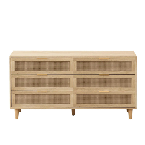 6 Drawer Storage Modern Cabinet For Bedroom