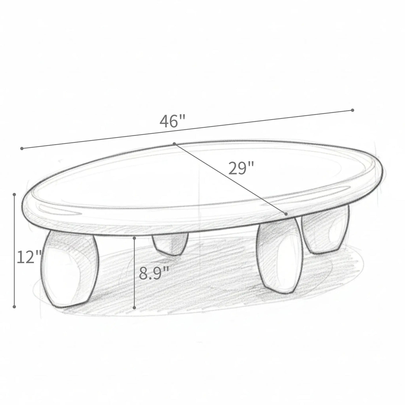 Cobblestone Coffee Table by Unique Piece Furniture