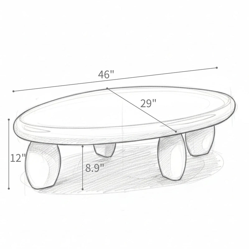 Cobblestone Coffee Table by Unique Piece Furniture