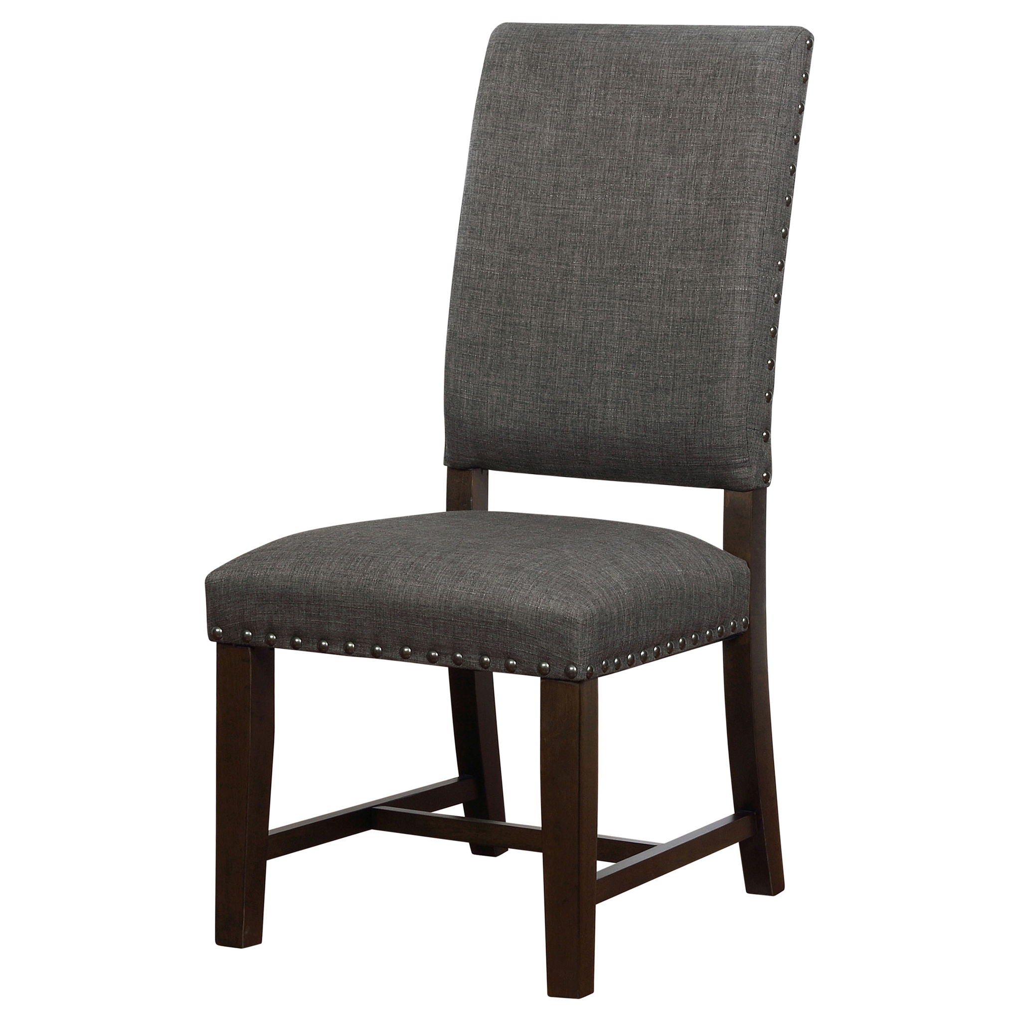 Ayers - Upholstered Side Chair (Set of 2) - Gray by HouseOfZazla