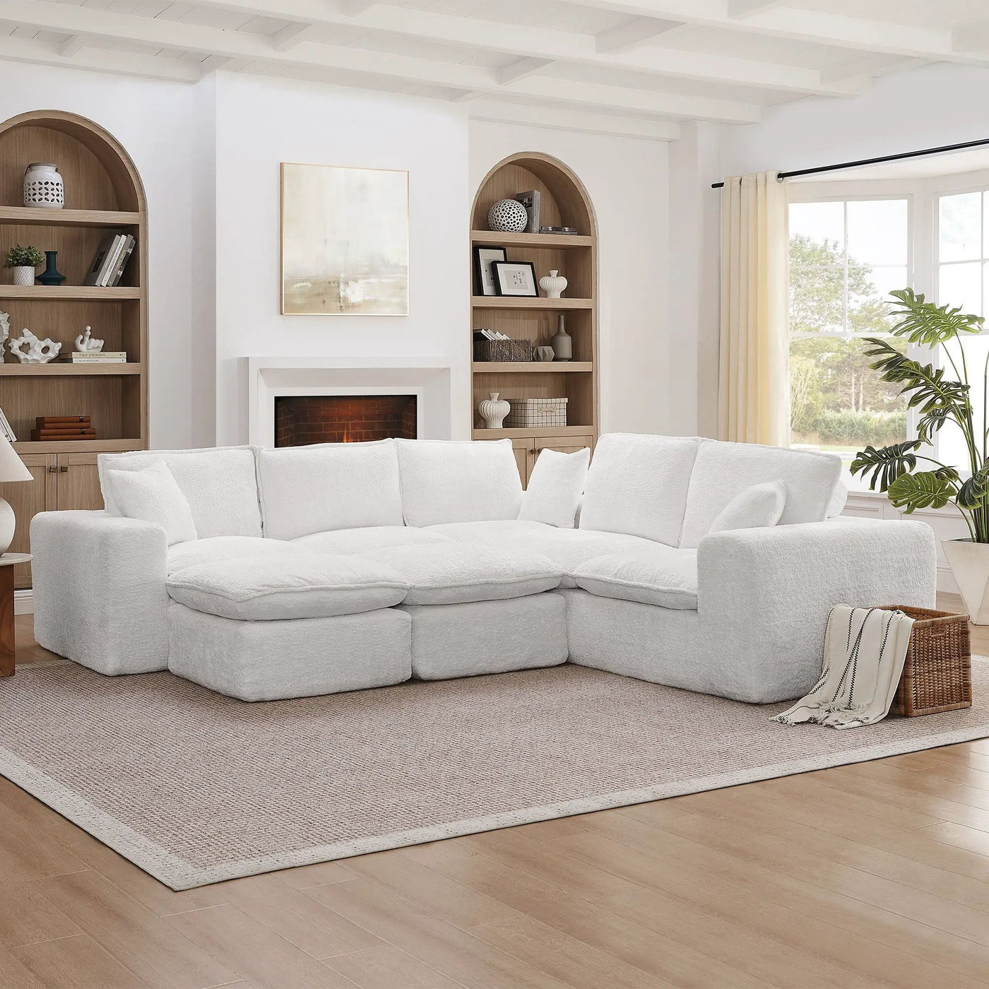Sectional Sofa With Moveable Ottoman by HouseOfZazla
