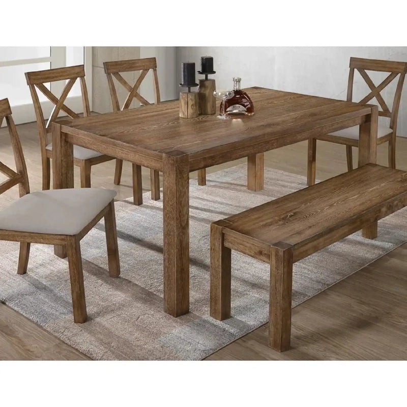 Dining Bench For Dining Room - Brown by HouseOfZazla