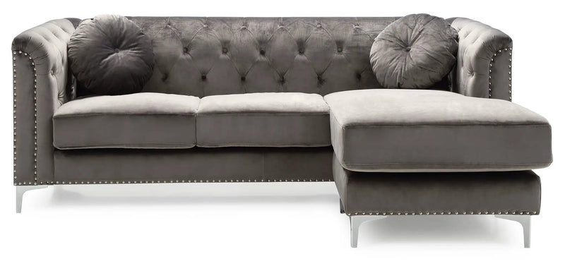 Soft y Micro Suede Sofa Chaise by HouseOfZazla