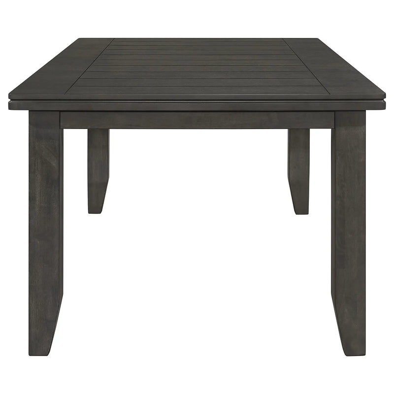Dalila 6-piece Rectangular Dining Table Set Dark Grey by Unique Piece Furniture