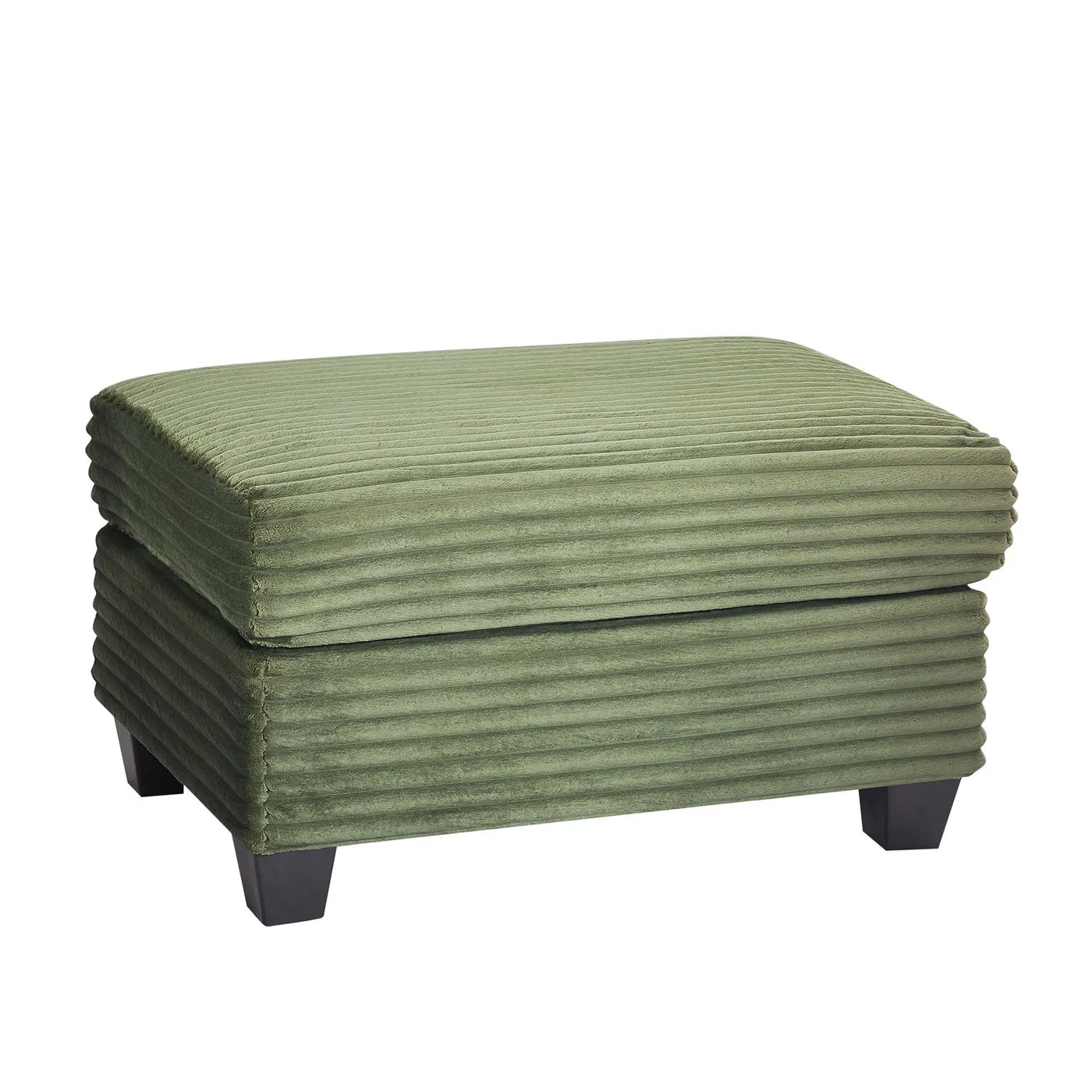 Upholstered U-Shaped Sectional Sofa With Movable Ottoman And Side Storage Pockets by HouseOfZazla