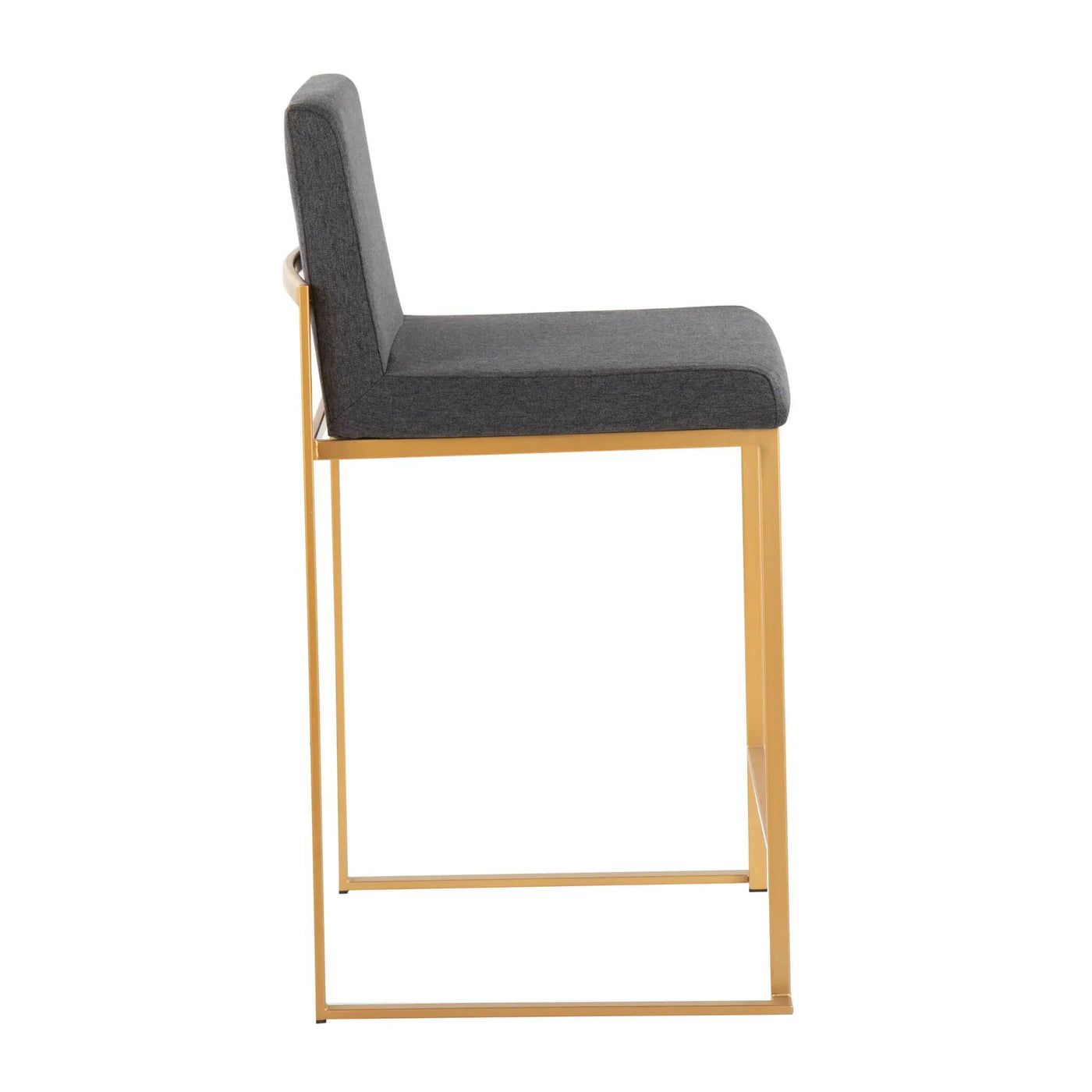 Fuji - Contemporary High Back Stylish Counter Stool by HouseOfZazla
