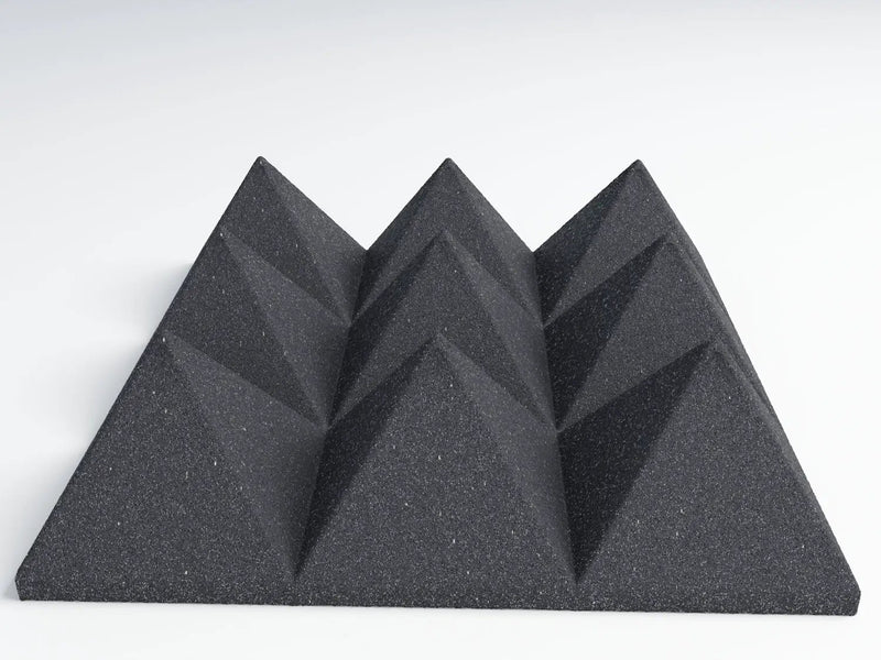 4 Inch Acoustic Foam Pyramid Style Panels - 13 Color Options by SoundAssured