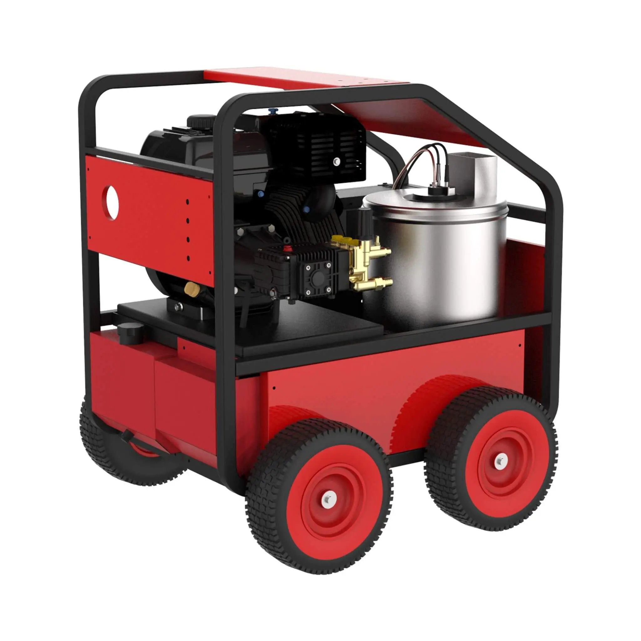 Heavy-Duty 4K PSI Commercial Hot Water Gas Powered Pressure Washer (SAK62461) by SAKSBY WHOLESALE