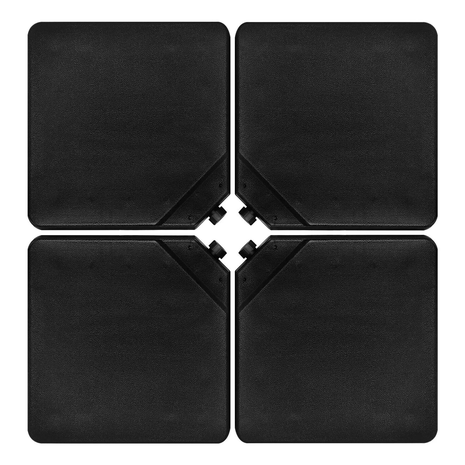 4 Pieces 13L Cantilever Offset Patio Umbrella Base with Easy-Fill Spouts by DirectDeals