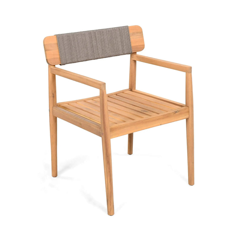 Alora Premium 5-Piece Acacia Wooden Outdoor Furniture Patio Set With Dining Chairs And Table (SAK70445) by SAKSBY WHOLESALE