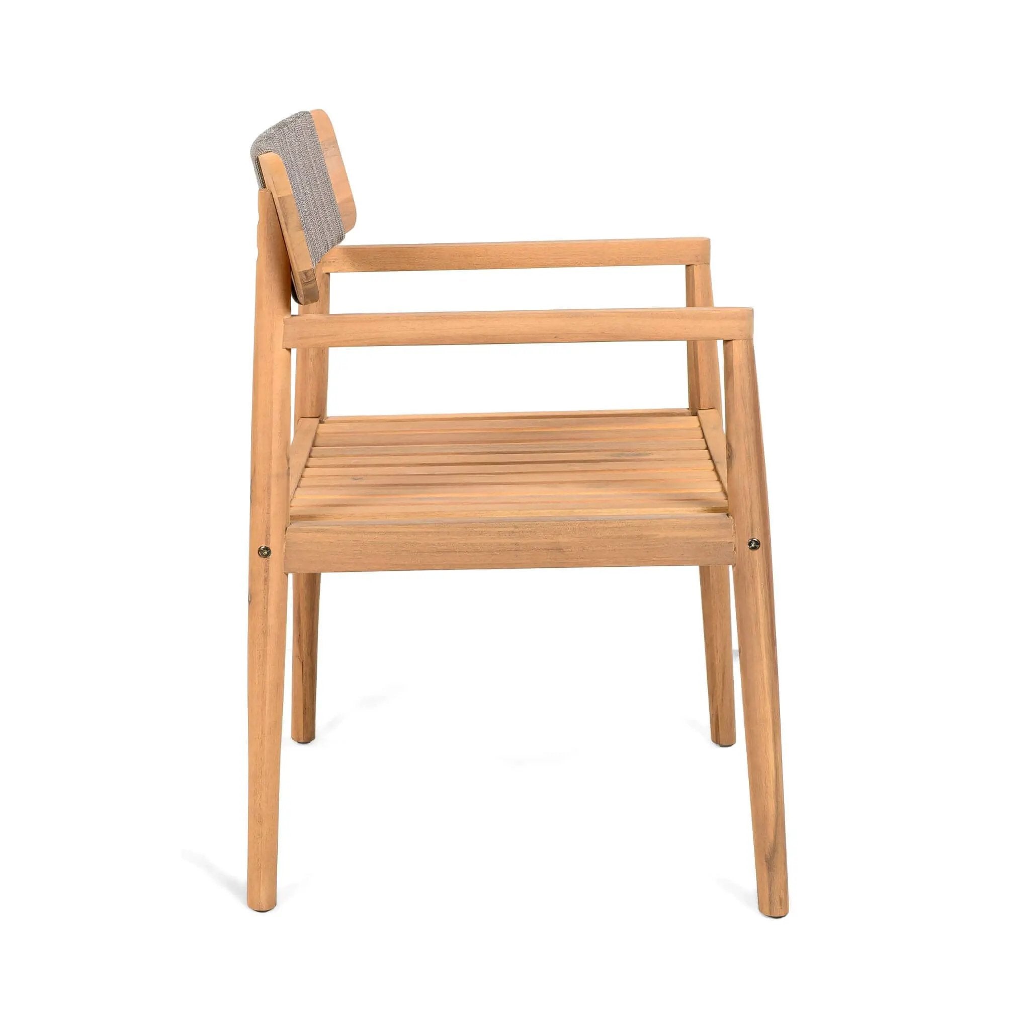 Alora Premium 5-Piece Acacia Wooden Outdoor Furniture Patio Set With Dining Chairs And Table (SAK70445) by SAKSBY WHOLESALE