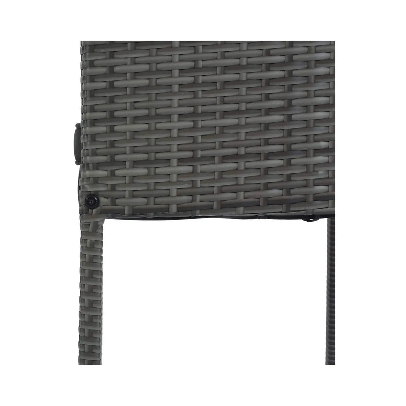 Alora 5-Piece Wicker Patio Bar Set With Cushions & Acacia Table (SAK26801) by SAKSBY WHOLESALE
