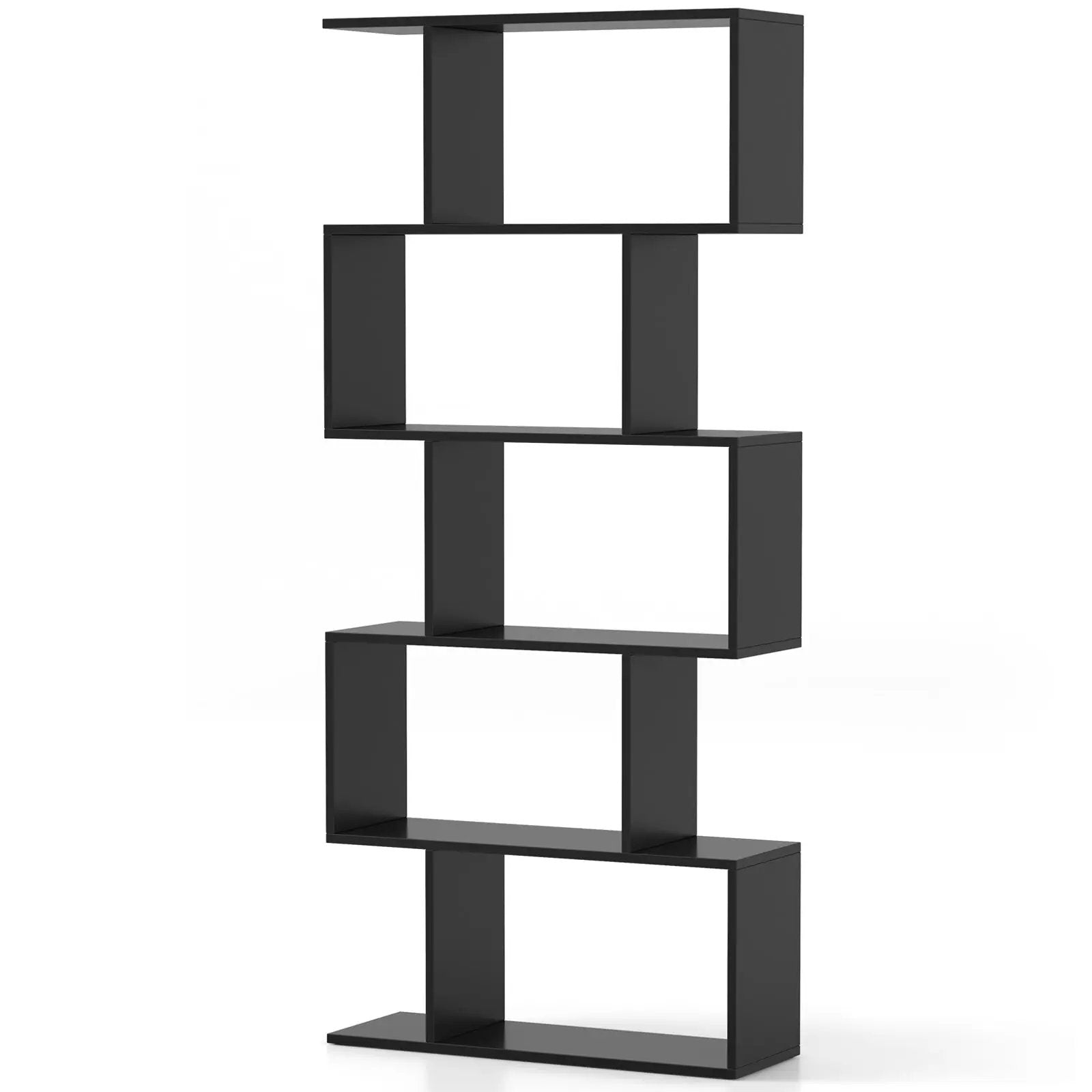 5-Tier Bookshelf with Anti-Toppling Device for Living Room Home Office by DirectDeals