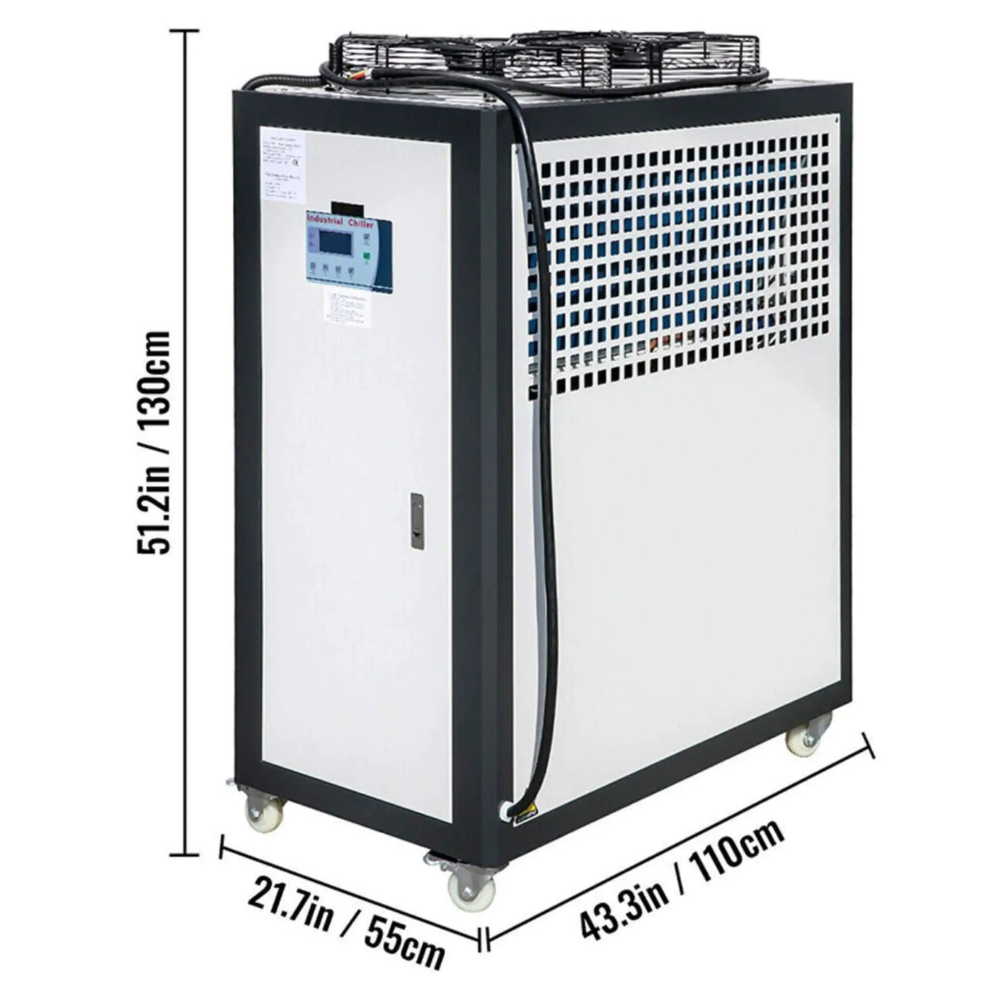Smart Air-Cooled SS Industrial Water Chiller With LCD Display (SAK26458) by SAKSBY WHOLESALE