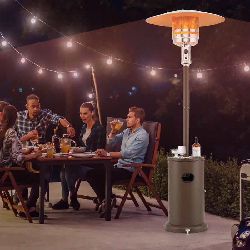 50000 BTU Propane Patio Heater with Round Table Design by DirectDeals