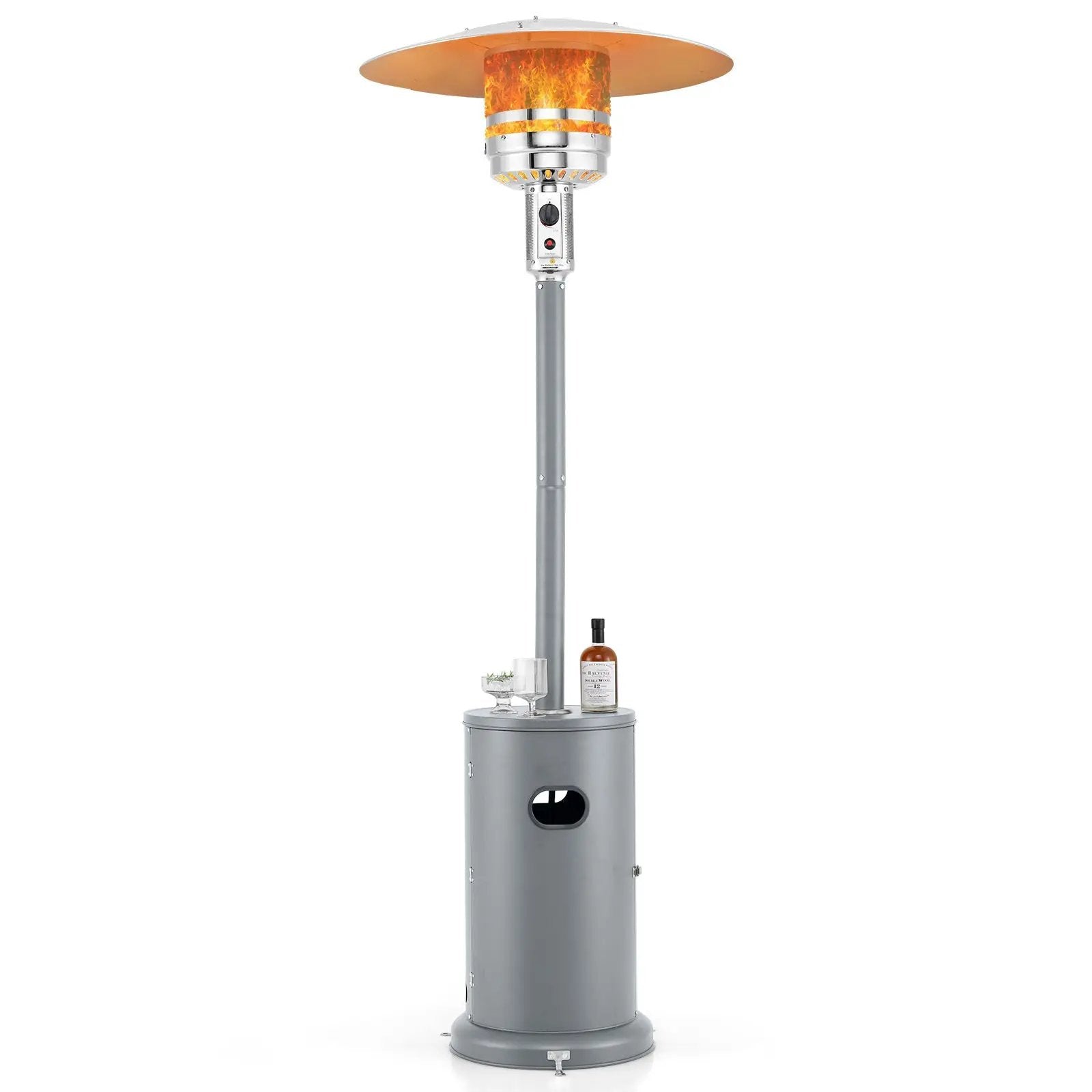 50000 BTU Propane Patio Heater with Round Table Design by DirectDeals