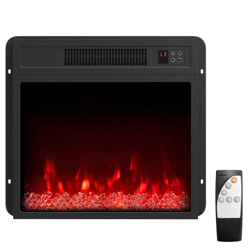 18-Inch Electric Fireplace Insert with Remote Control 5000 BTU by DirectDeals