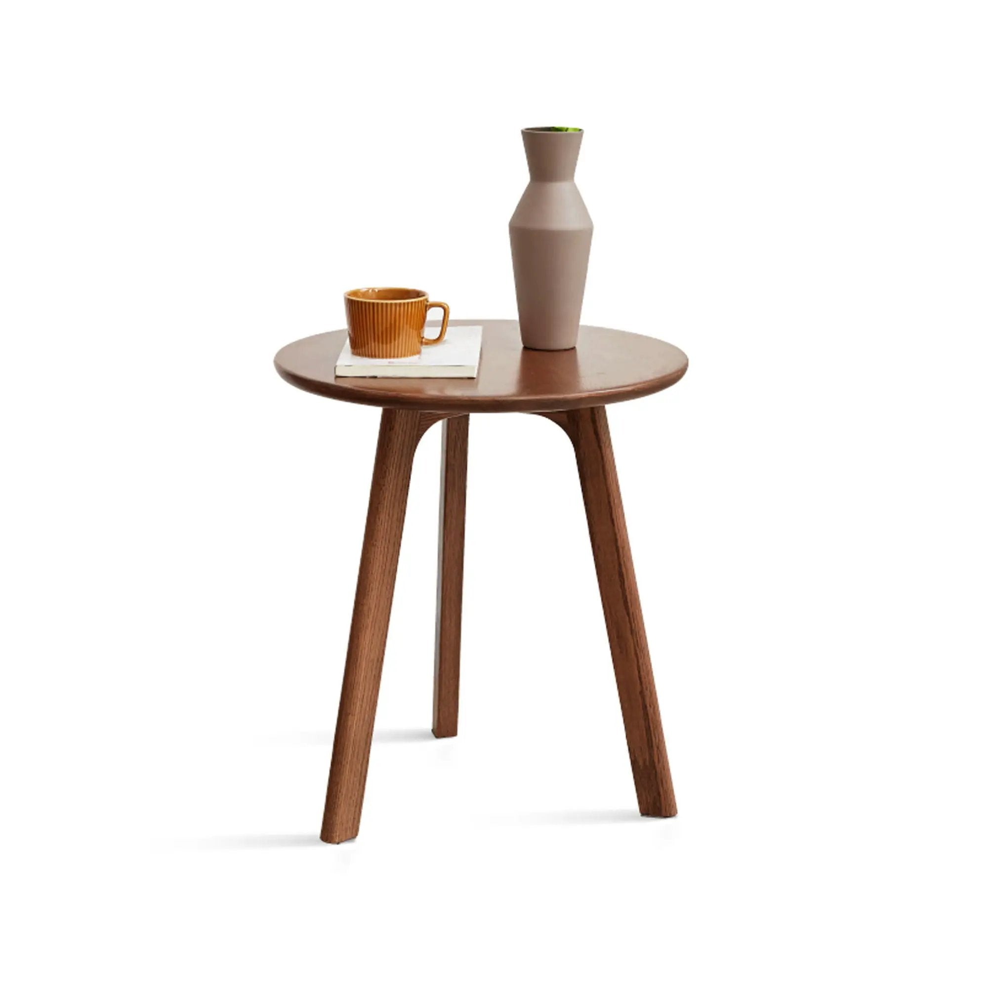 Round Small End Table, Side Table For Bedroom & Balcony by HouseOfZazla