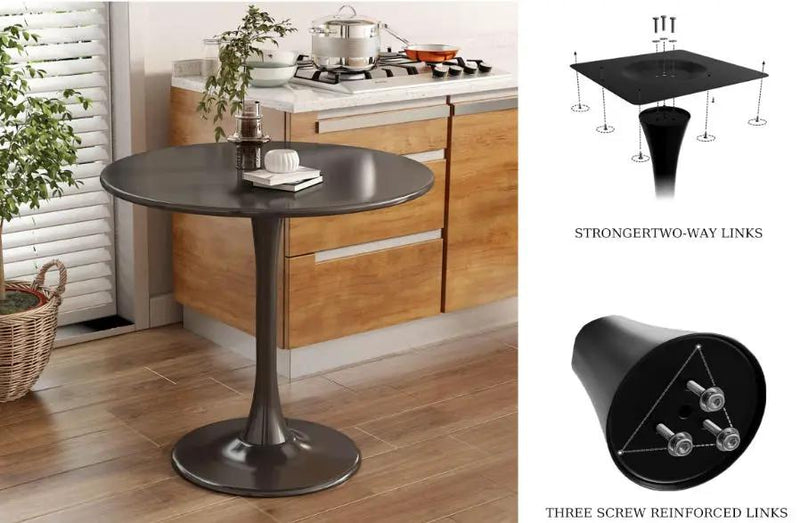 Modern Round Dining Table - 31.5'' by HouseOfZazla