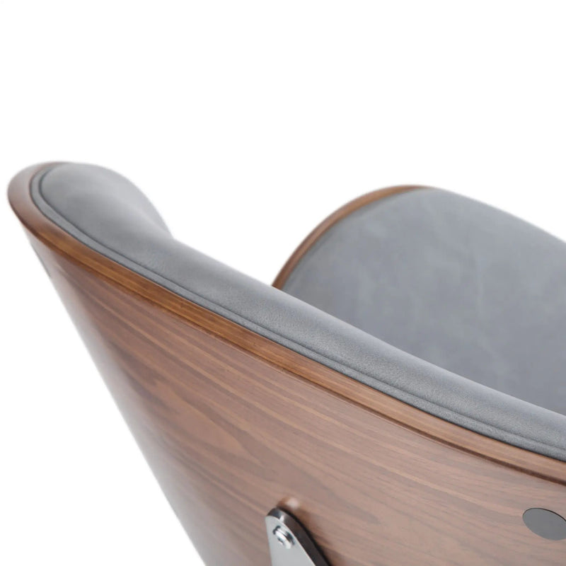 Marana - Multifunctional Handcrafted Bentwood Adjustable Swivel Bar Stool by Unique Piece Furniture