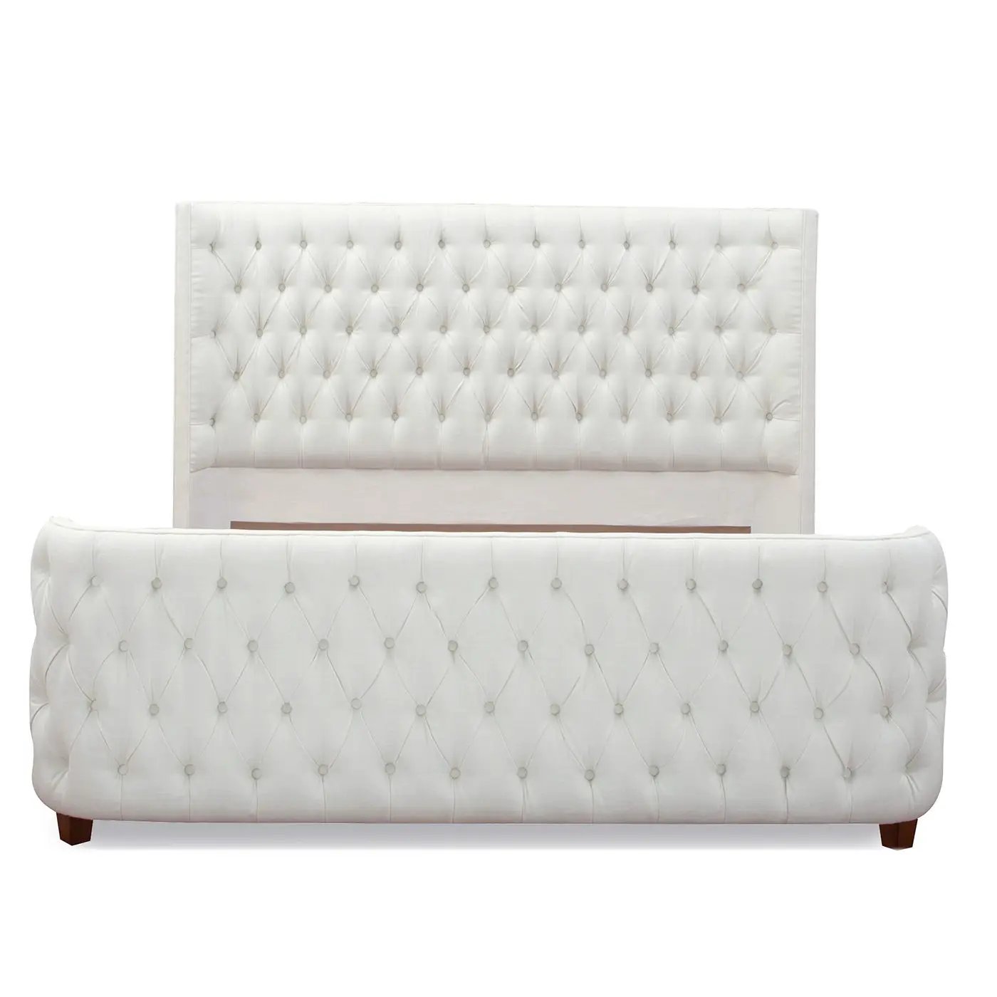Brooklyn - Tufted Panel Bed Headboard And Footboard Set by Unique Piece Furniture