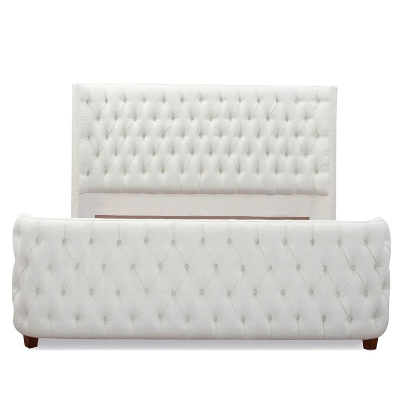Brooklyn - Tufted Panel Bed Headboard And Footboard Set by HouseOfZazla