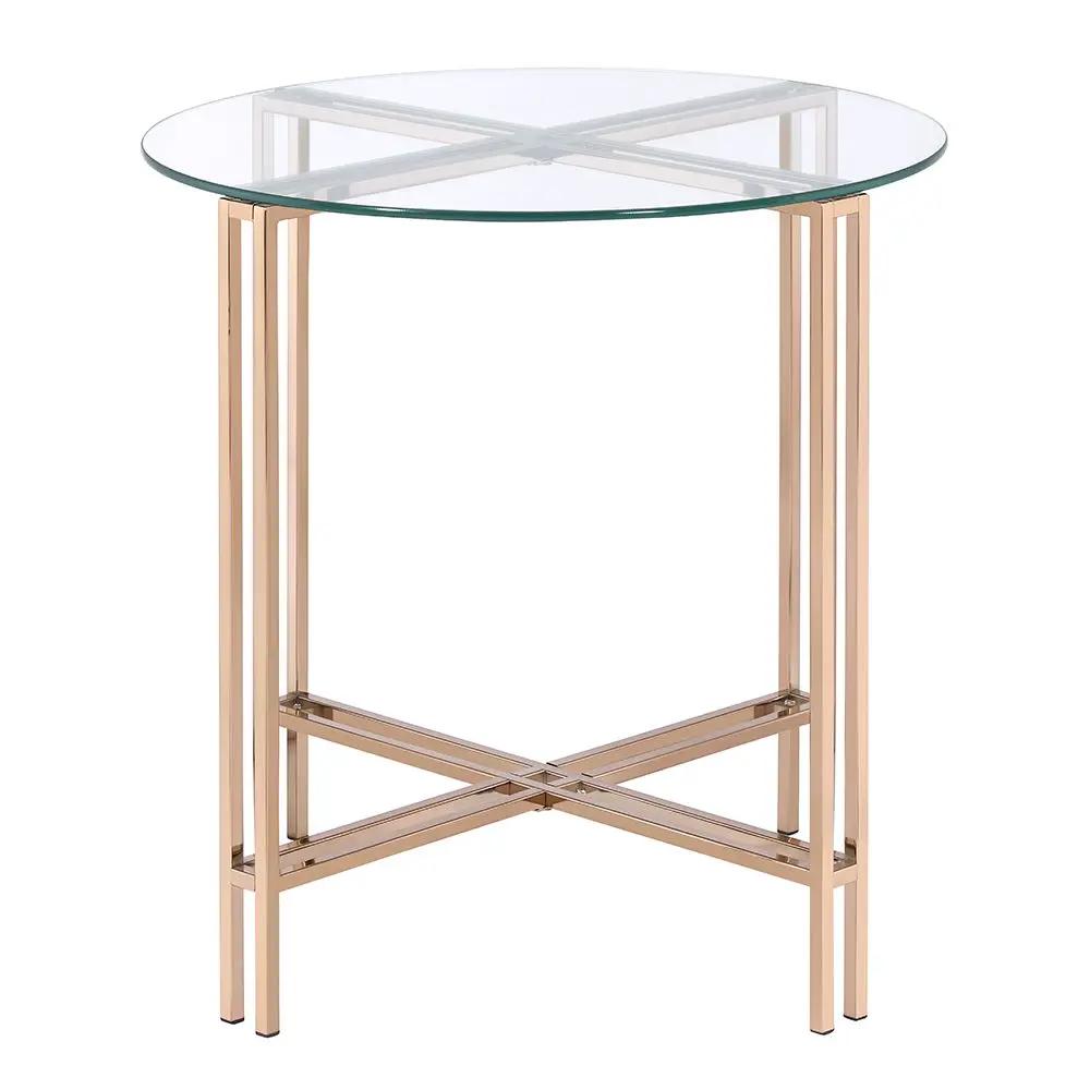 Veises - End Table - Champagne by Unique Piece Furniture