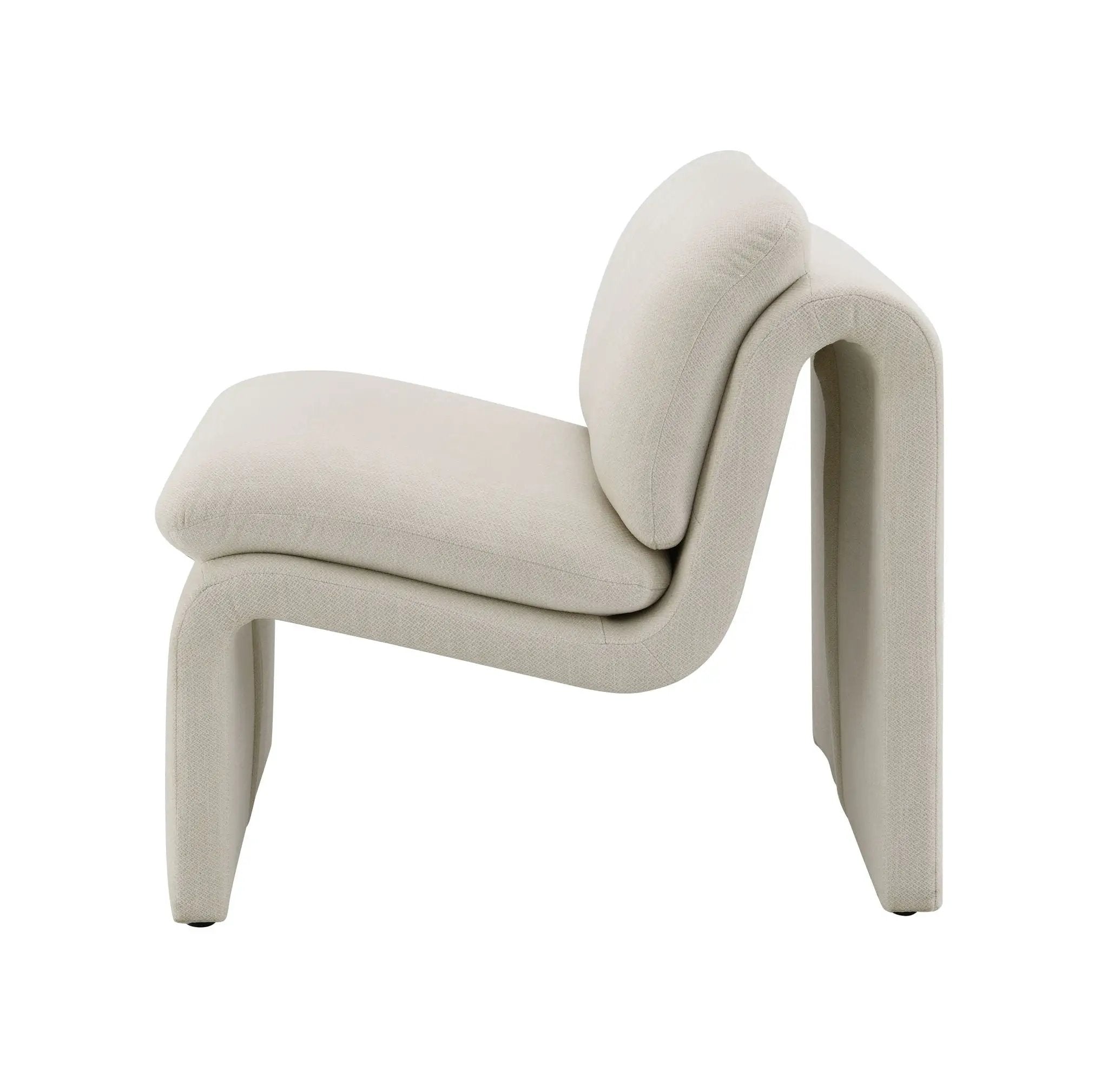 Jaeda - Innovative Elegance Accent Chair In Curved Shape by Unique Piece Furniture