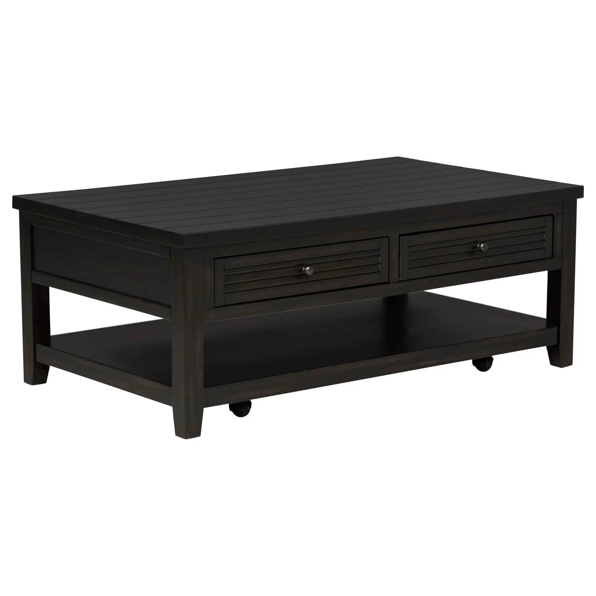 Concord 2-piece Coffee and End Table Set Distressed Java by Unique Piece Furniture